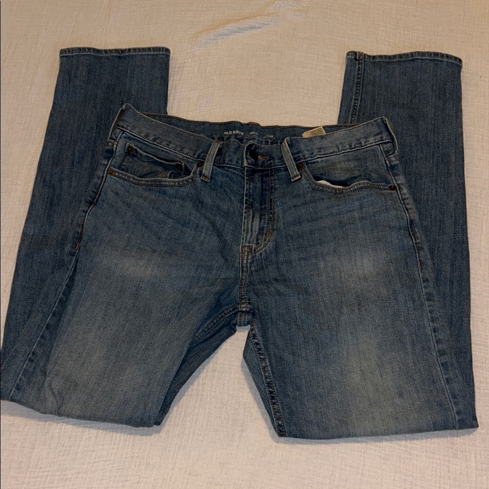 Old Navy Men's Denim Slim built in Flex Jeans 32 x 34 Casual Preppy